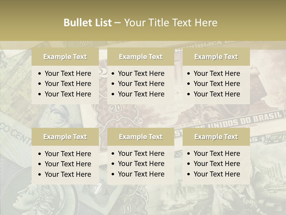 Rich Market Paper PowerPoint Template