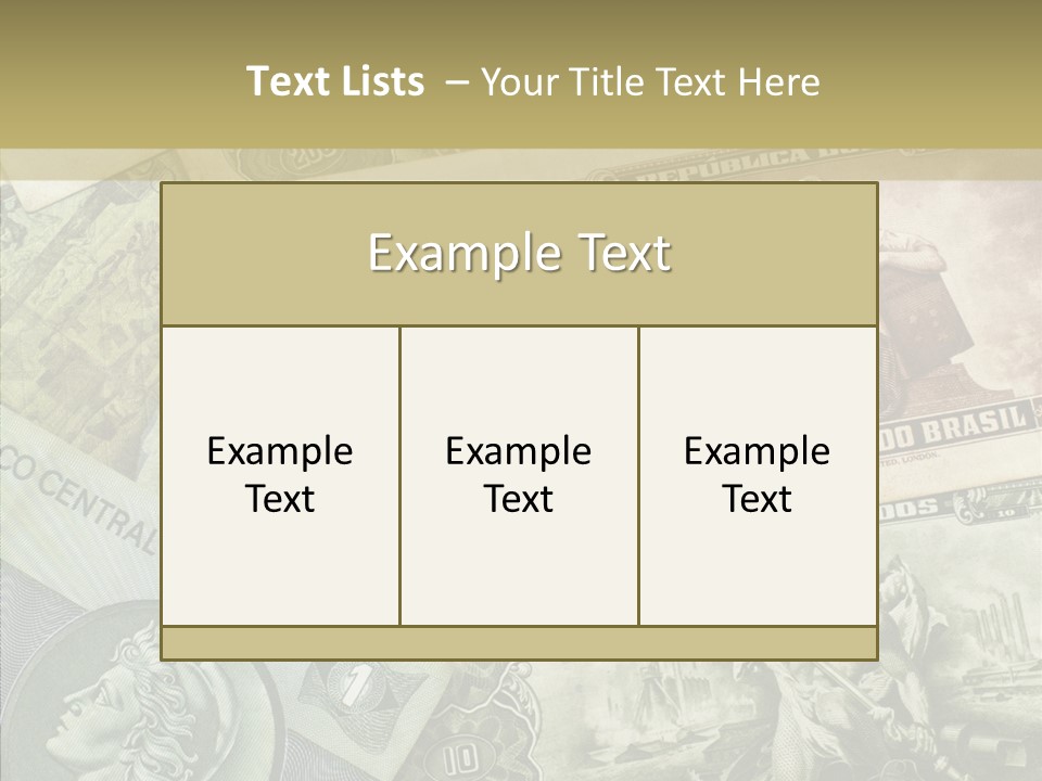 Rich Market Paper PowerPoint Template