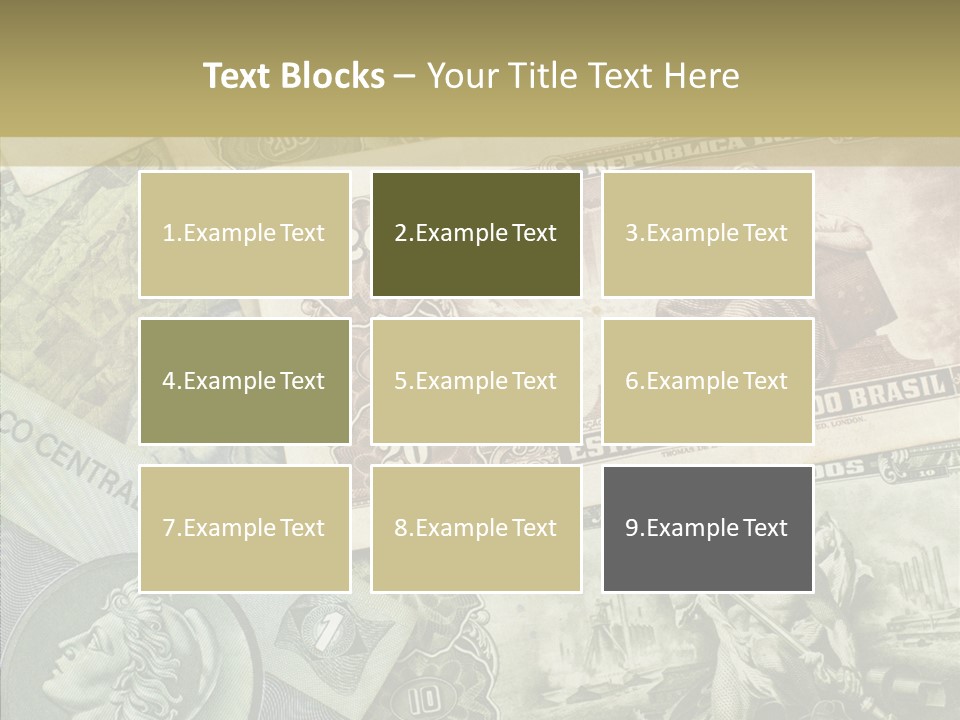 Rich Market Paper PowerPoint Template