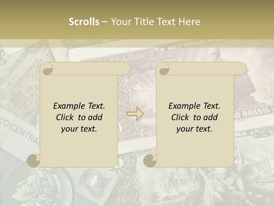 Rich Market Paper PowerPoint Template