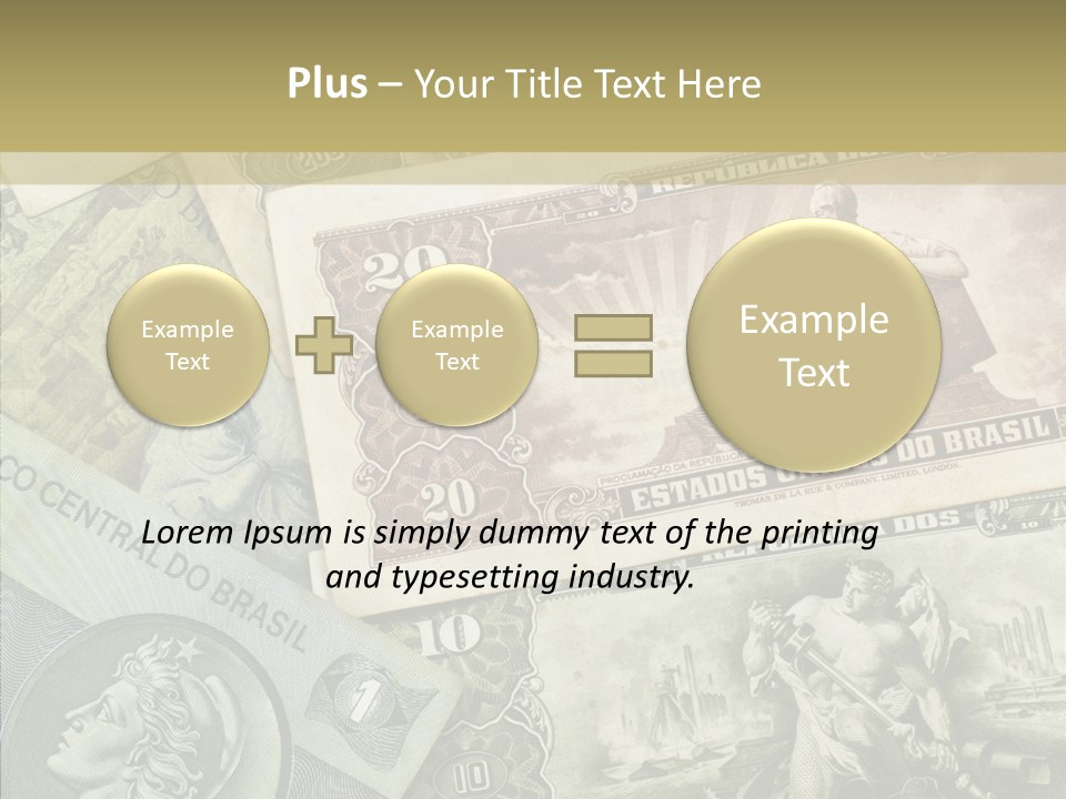 Rich Market Paper PowerPoint Template