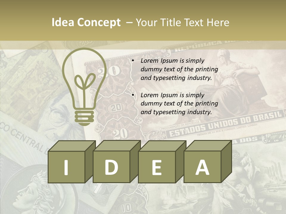 Rich Market Paper PowerPoint Template