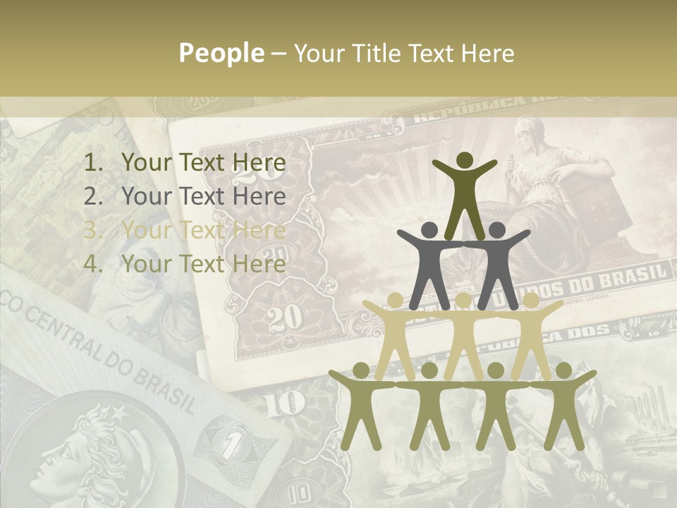 Rich Market Paper PowerPoint Template