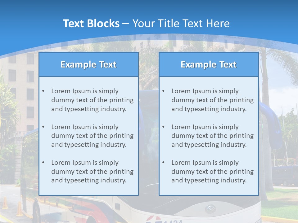 Relax Tourist Landmark PowerPoint Template