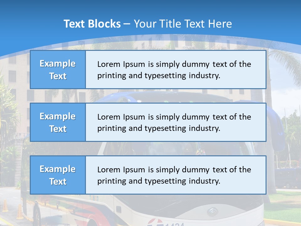 Relax Tourist Landmark PowerPoint Template
