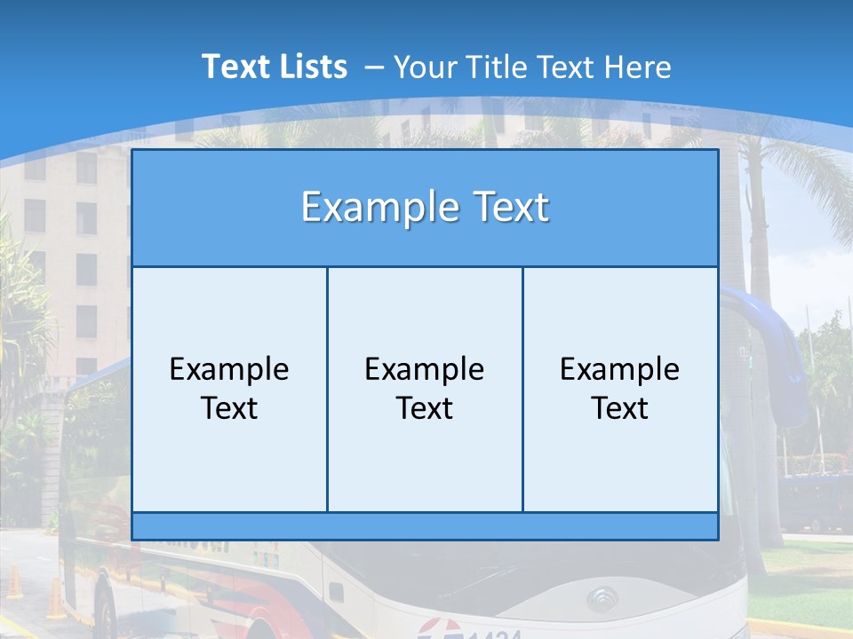 Relax Tourist Landmark PowerPoint Template