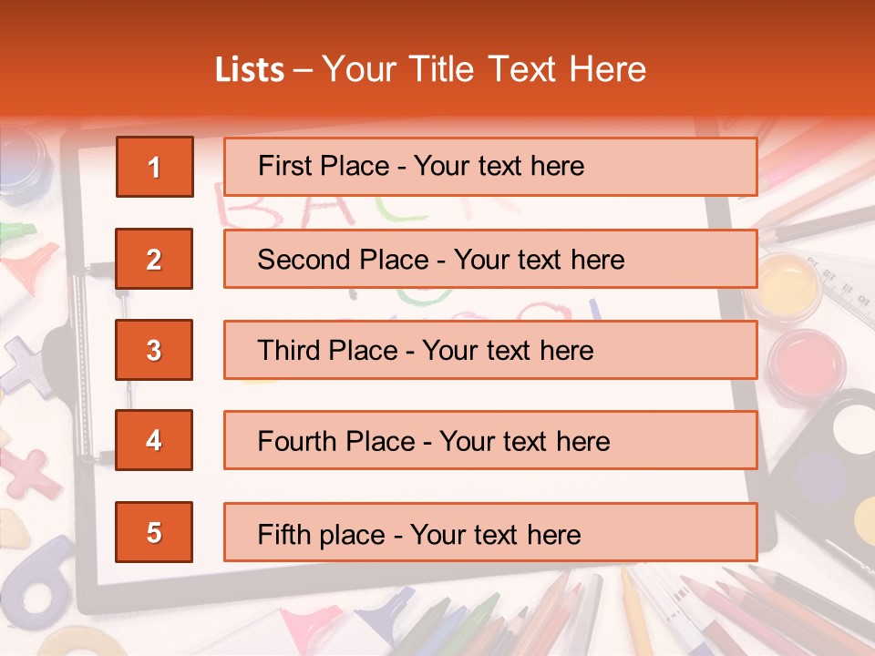 Per On Human Table PowerPoint Template