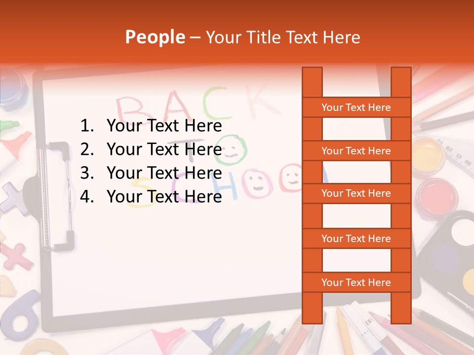 Per On Human Table PowerPoint Template