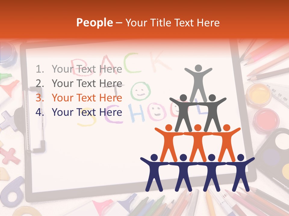 Per On Human Table PowerPoint Template