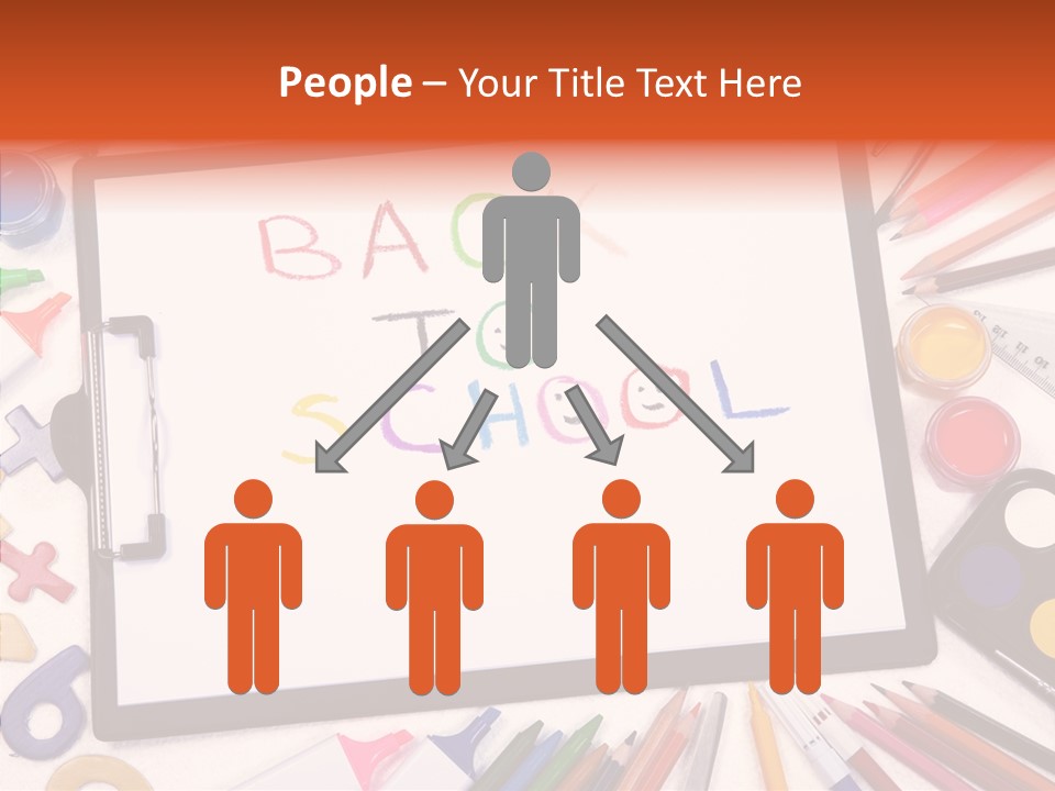 Per On Human Table PowerPoint Template