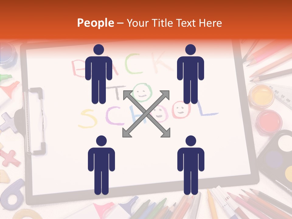 Per On Human Table PowerPoint Template