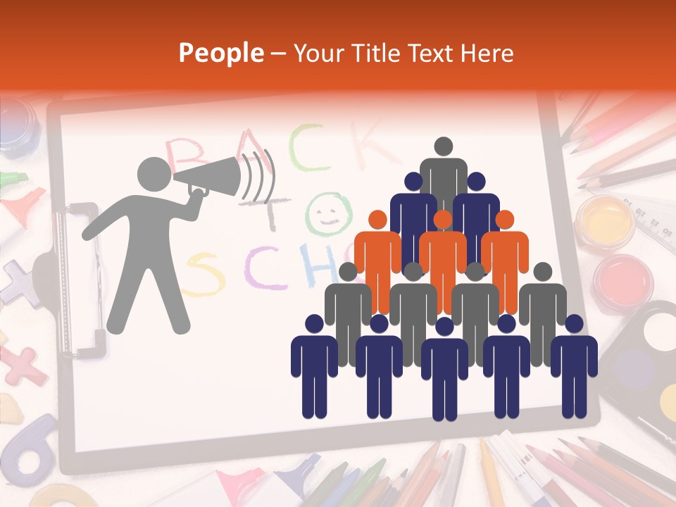 Per On Human Table PowerPoint Template