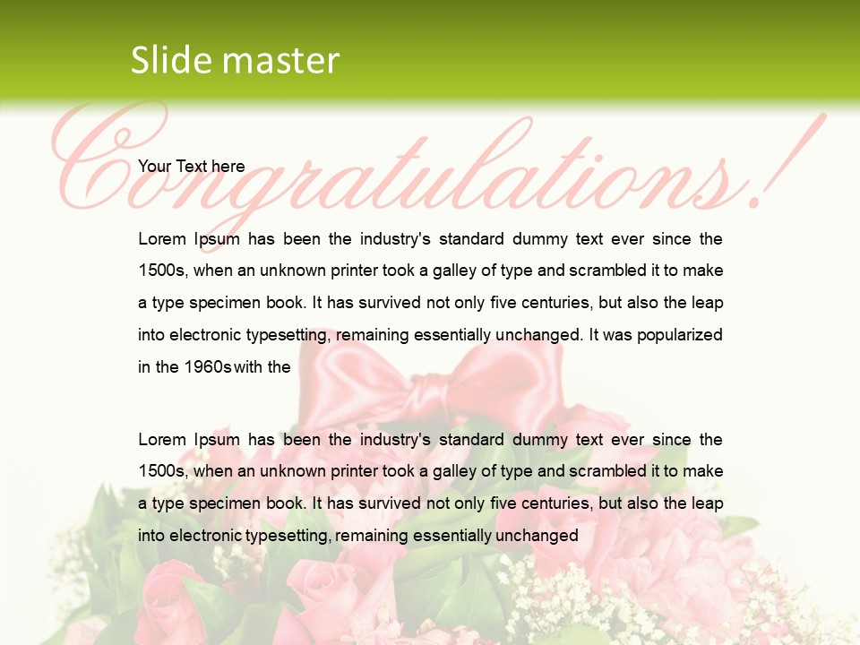 Pink Surprise Background PowerPoint Template