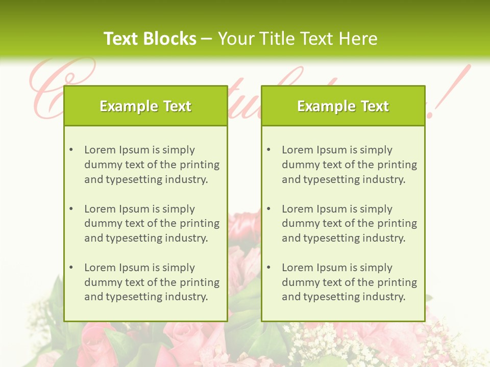 Pink Surprise Background PowerPoint Template