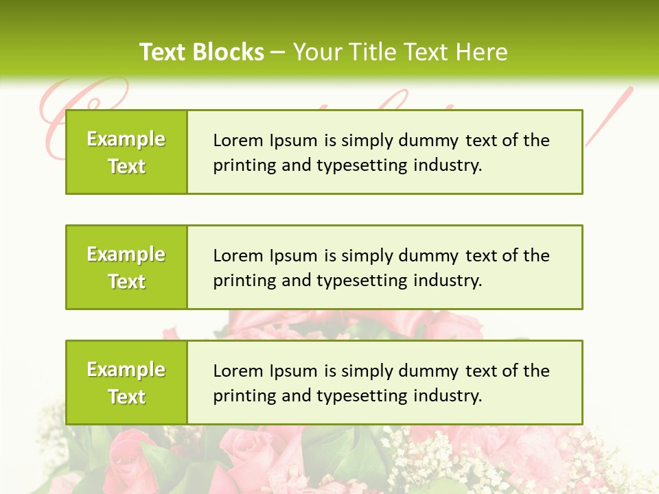 Pink Surprise Background PowerPoint Template