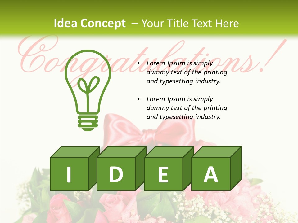 Pink Surprise Background PowerPoint Template