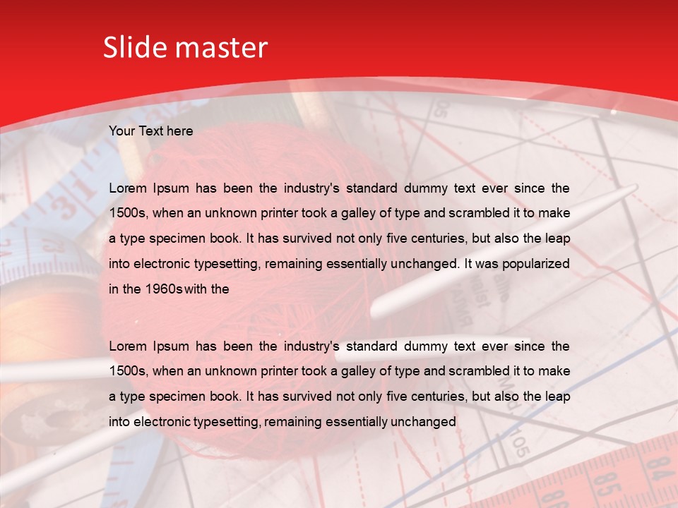 Light Sew Sewing PowerPoint Template