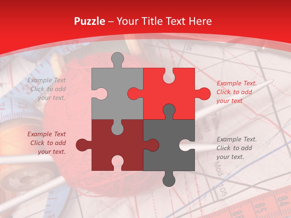 Light Sew Sewing PowerPoint Template