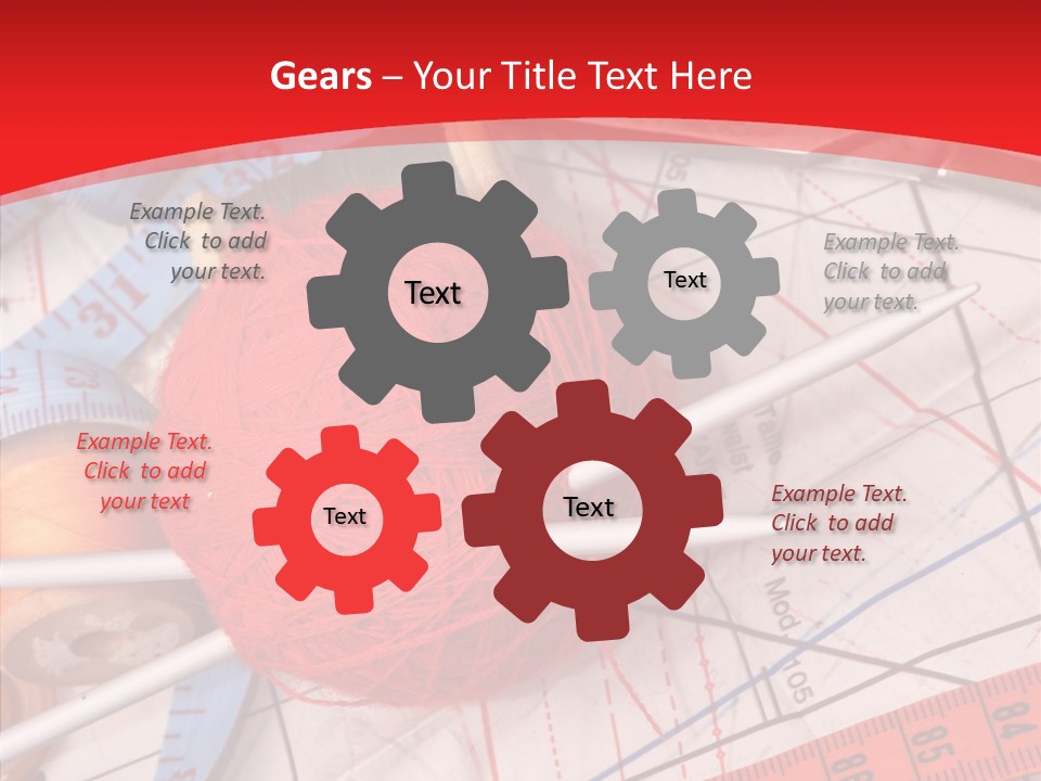 Light Sew Sewing PowerPoint Template