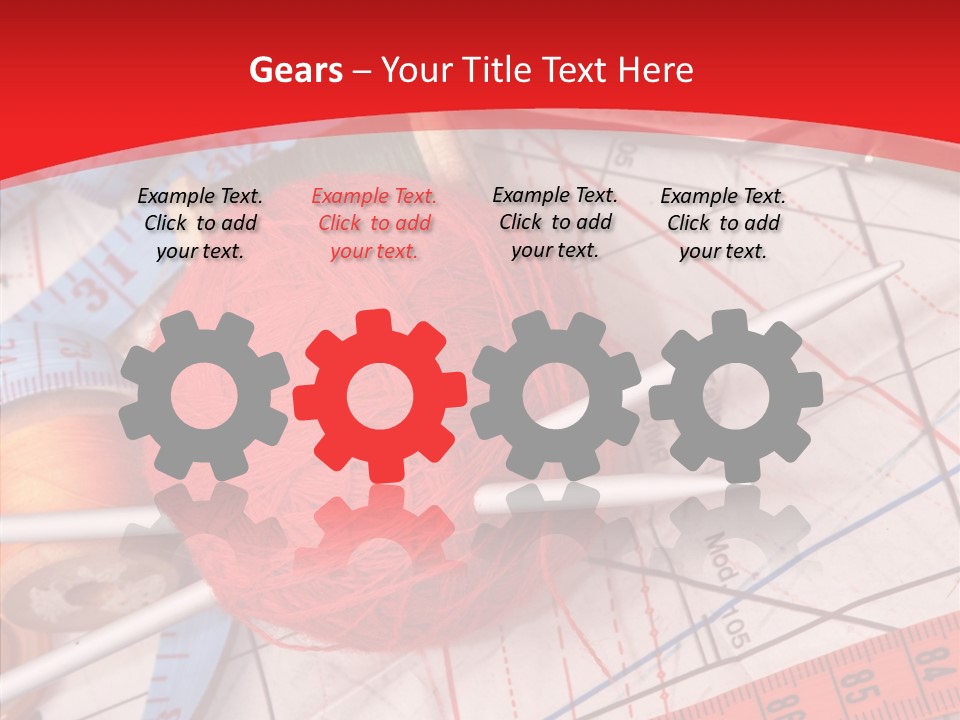 Light Sew Sewing PowerPoint Template