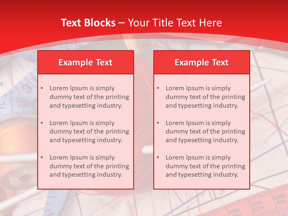 Light Sew Sewing PowerPoint Template