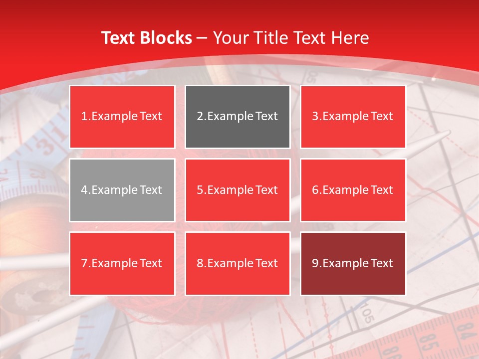 Light Sew Sewing PowerPoint Template