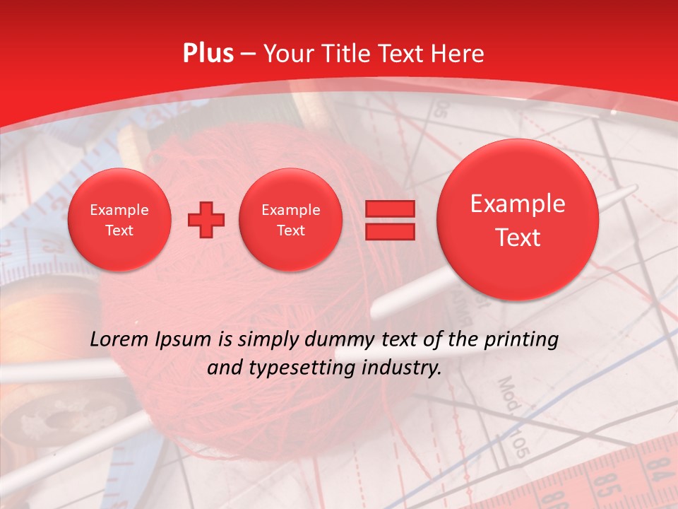 Light Sew Sewing PowerPoint Template