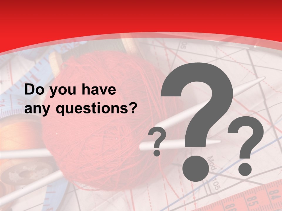 Light Sew Sewing PowerPoint Template