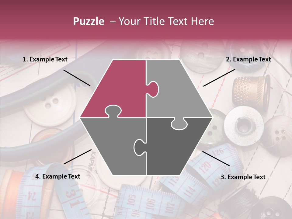 Line Hobby Art PowerPoint Template