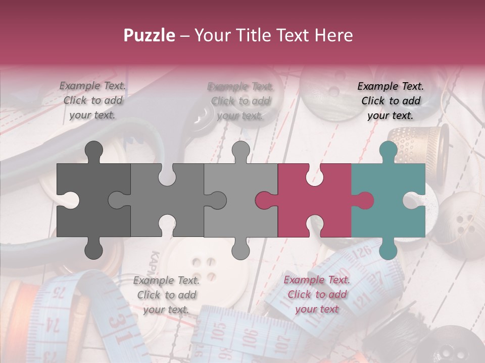 Line Hobby Art PowerPoint Template