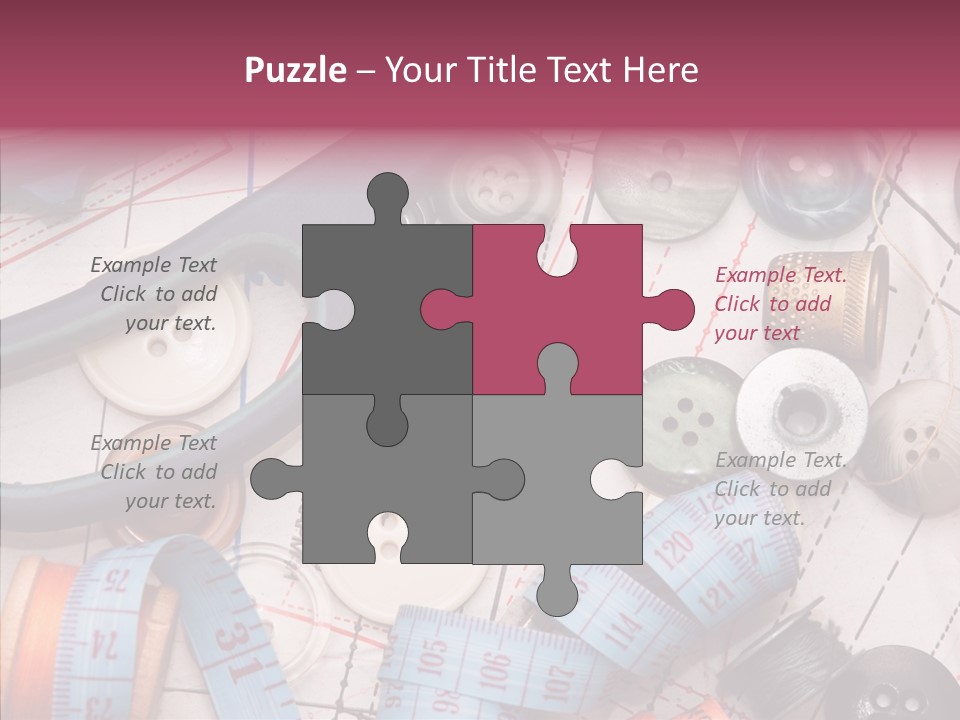 Line Hobby Art PowerPoint Template