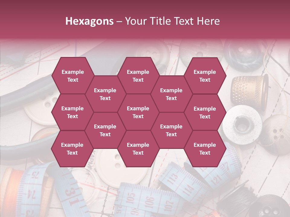 Line Hobby Art PowerPoint Template