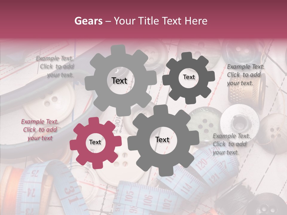 Line Hobby Art PowerPoint Template