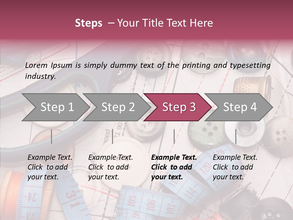 Line Hobby Art PowerPoint Template