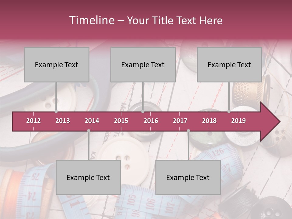Line Hobby Art PowerPoint Template