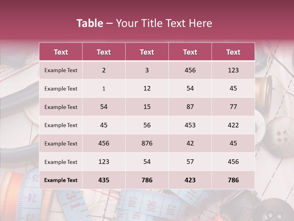 Line Hobby Art PowerPoint Template