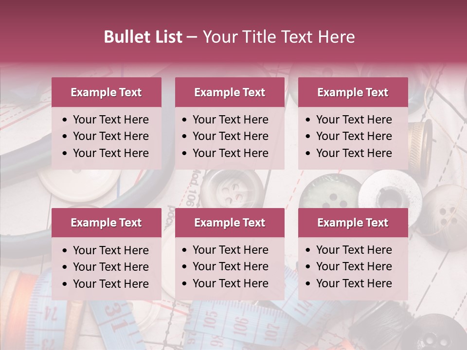 Line Hobby Art PowerPoint Template