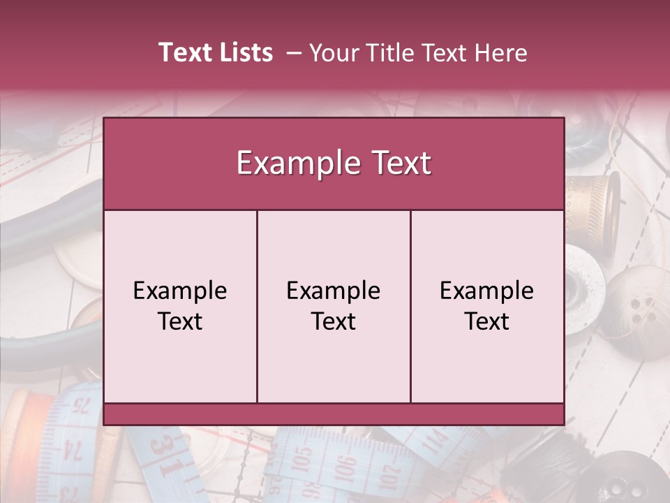 Line Hobby Art PowerPoint Template
