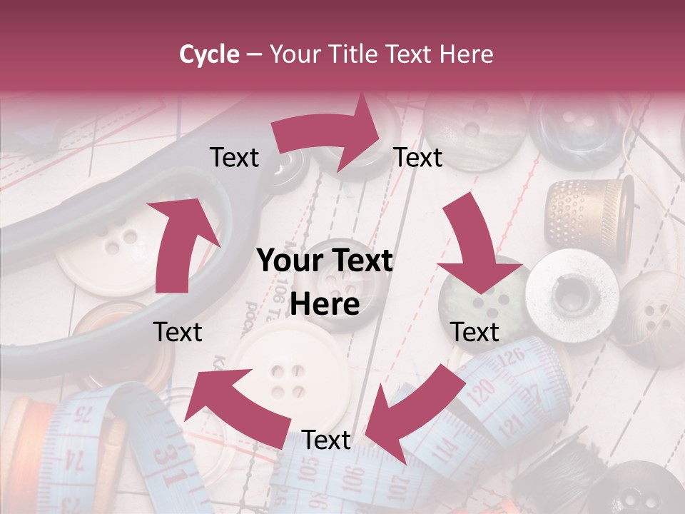 Line Hobby Art PowerPoint Template