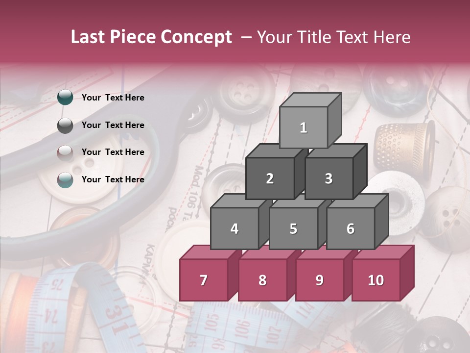 Line Hobby Art PowerPoint Template