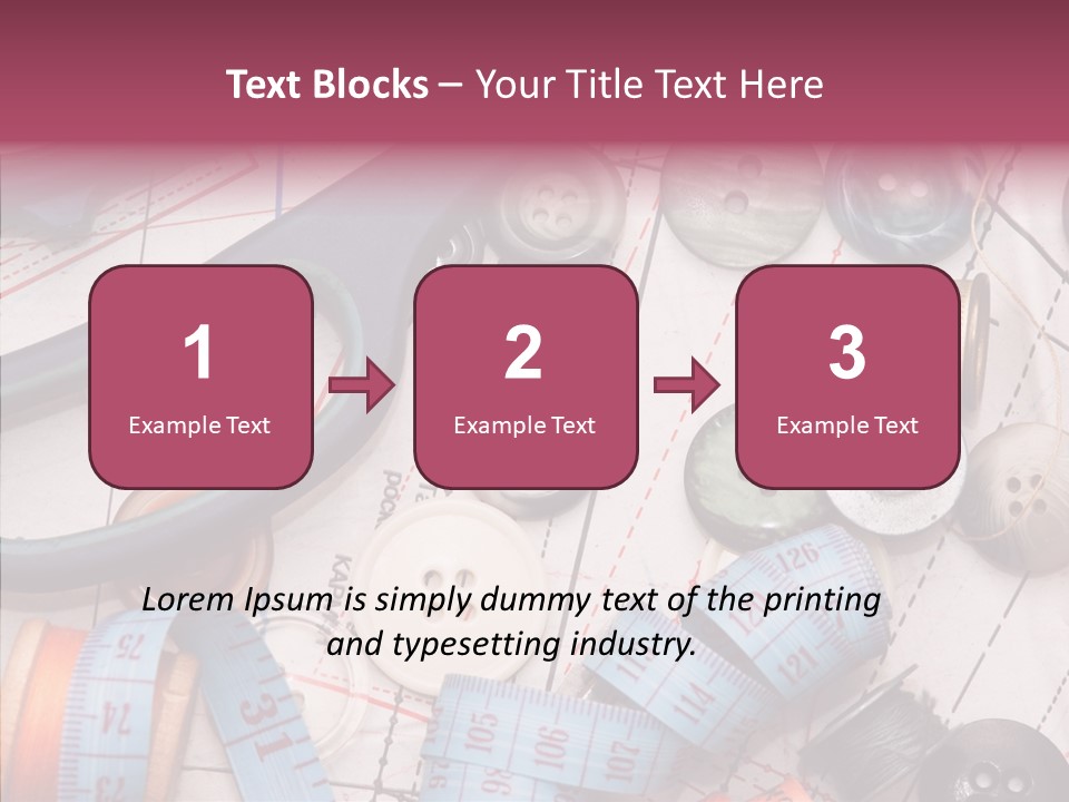 Line Hobby Art PowerPoint Template