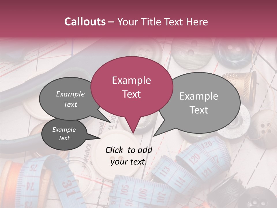 Line Hobby Art PowerPoint Template