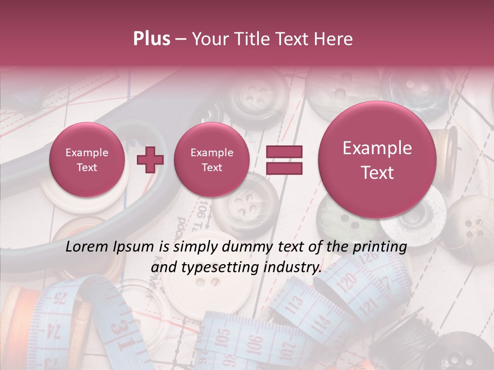 Line Hobby Art PowerPoint Template