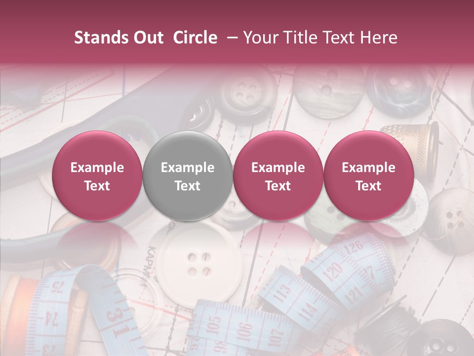 Line Hobby Art PowerPoint Template