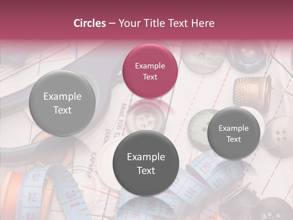 Line Hobby Art PowerPoint Template