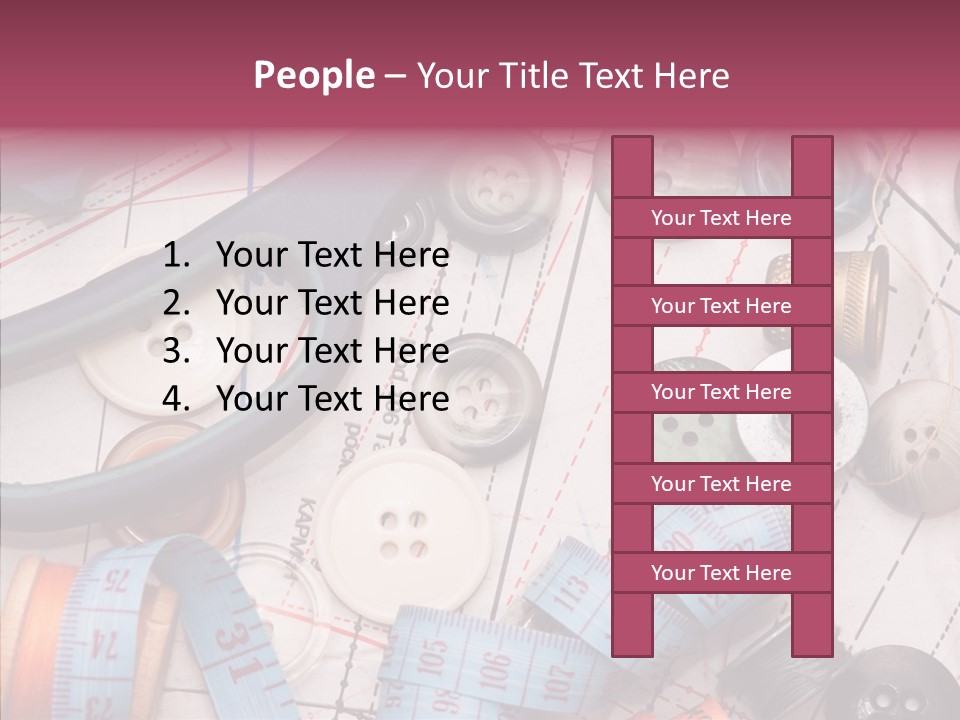 Line Hobby Art PowerPoint Template