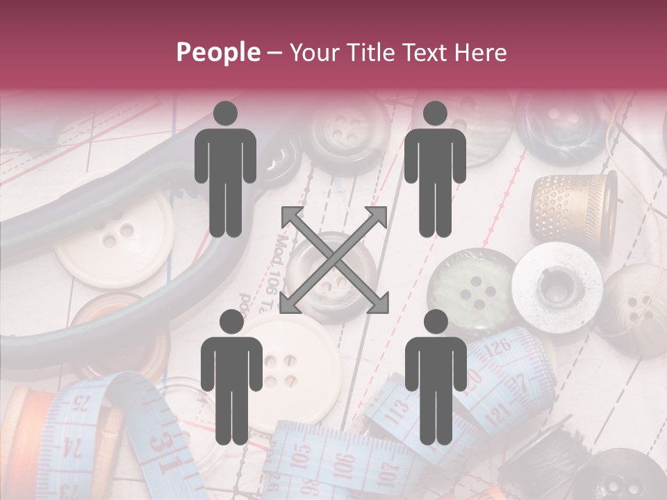 Line Hobby Art PowerPoint Template