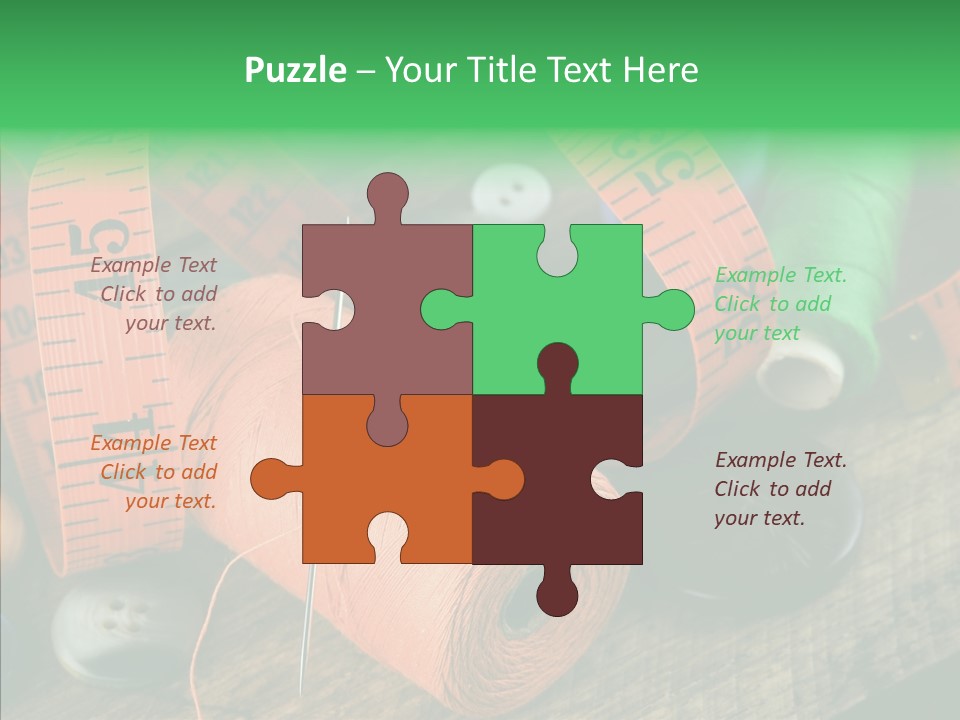 Hobby Dressmaker Handmade PowerPoint Template