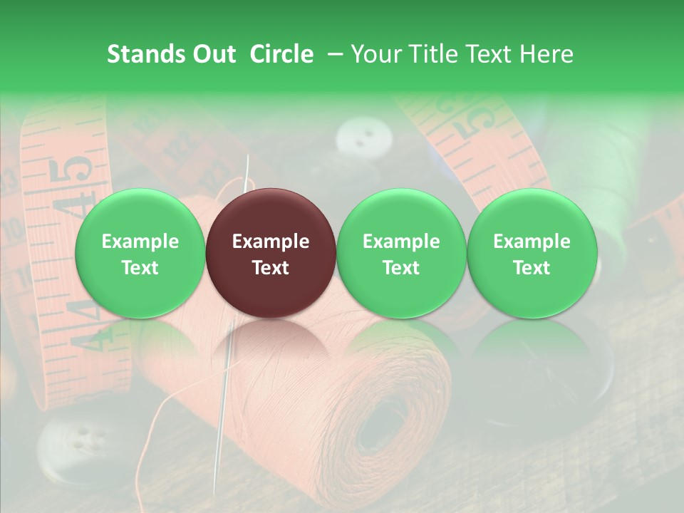 Hobby Dressmaker Handmade PowerPoint Template