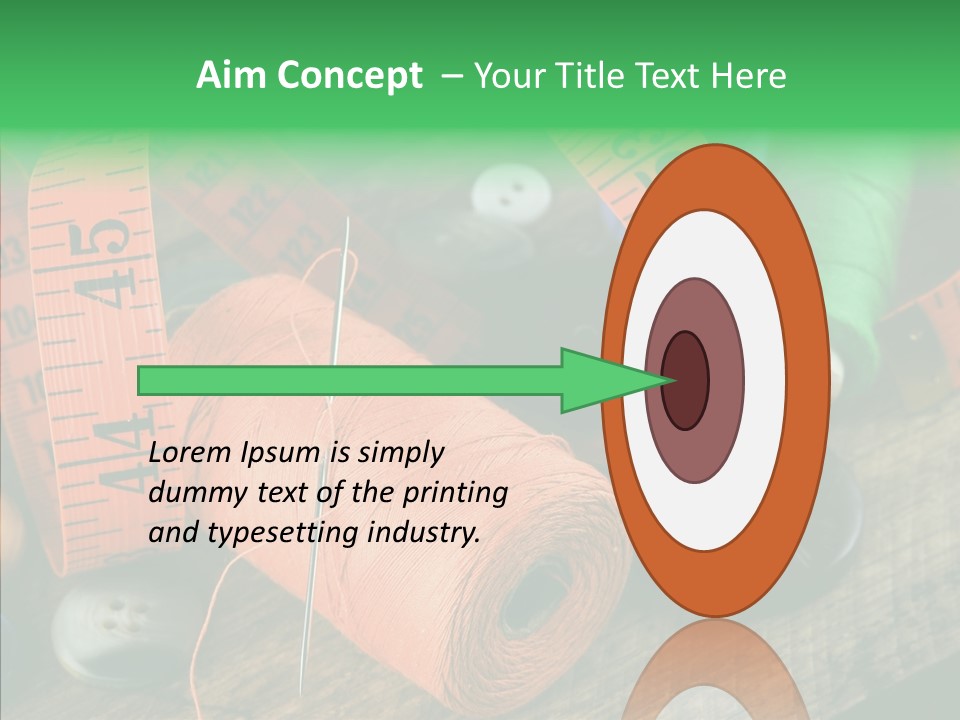 Hobby Dressmaker Handmade PowerPoint Template